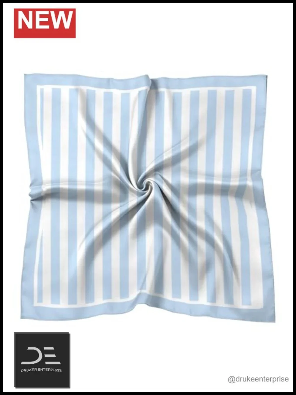 Square Satin Scarf Headscarf Hair Wrap Bandana 27.5 Inches